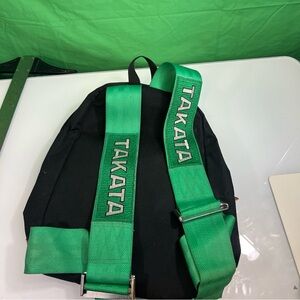 Black and Green Men's Backpack